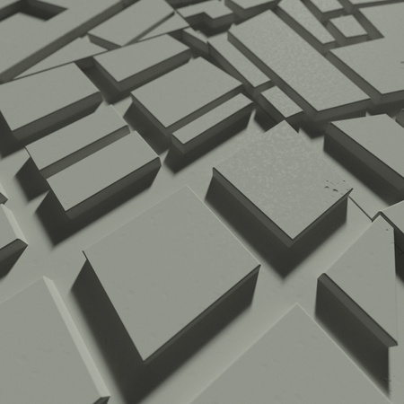 Płyta betonowa na ścianę 3D PB71D 600x600x22, zgaszona zieleń CL09; wzór D, beton architektoniczny