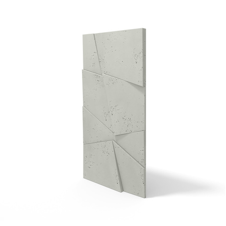 Płyta betonowa na ścianę 3D PB05B 1200x600x48, pistacjowy CL08, wzór B, beton architektoniczny