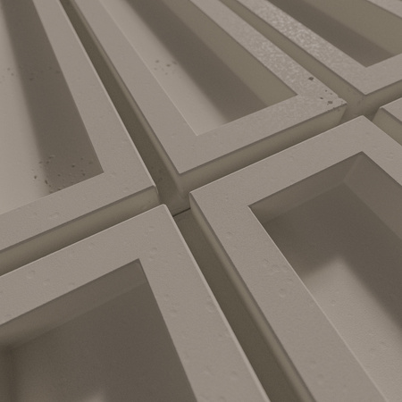 Płyta betonowa na ścianę 3D PB51 800x410x20, szarobeżowy CL05, beton architektoniczny