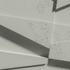 Płyta betonowa na ścianę 3D PB09 1200x600x45, pistacjowy CL08, beton architektoniczny