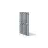 Płyta betonowa na ścianę 3D PB51 800x410x20, szary S96, beton architektoniczny