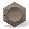 Płyta betonowa na ścianę 3D PB01D 260x300x37, czekoladowy CL02, beton architektoniczny