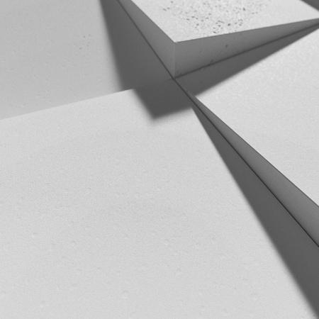 Płyta betonowa na ścianę 3D PB15 600x600x40, jasnoszary S50, beton architektoniczny