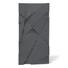 Płyta betonowa na ścianę 3D PB05A 1200x600x48, czarny B15, wzór A, beton architektoniczny