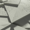 Płyta betonowa na ścianę 3D PB12 600x600x40, pistacjowy CL08, beton architektoniczny