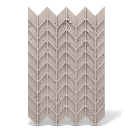 Płyta betonowa na ścianę 3D PB49 935x600x25, kaszmirowy CL04, beton architektoniczny