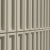 Płyta betonowa na ścianę 3D PB66A 1350x430x22, kość słoniowa KS; wzór A, beton architektoniczny
