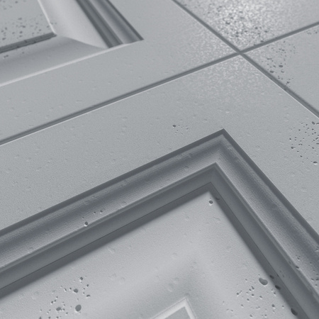 Płyta betonowa na ścianę 3D PB33A 1200x600x30, szary S96; wzór A, beton architektoniczny