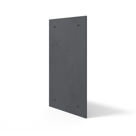 Płyta betonowa na ścianę 3D PB30 1200x600x20, czarny B15, beton architektoniczny