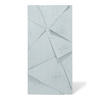 Płyta betonowa na ścianę 3D PB05C 1200x600x48, jasny błękit CL06, wzór C, beton architektoniczny