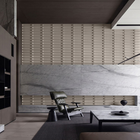Płyta betonowa na ścianę 3D PB51 800x410x20, kaszmirowy CL04, beton architektoniczny