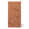 Płyta betonowa na ścianę 3D PB05C 1200x600x48, terakota CL01, wzór C, beton architektoniczny