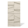 Płyta betonowa na ścianę 3D PB09 1200x600x45, kość słoniowa KS, beton architektoniczny