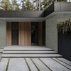 Płyta betonowa na ścianę 3D PB69 5x22,6x2, zgaszona zieleń CL09, beton architektoniczny
