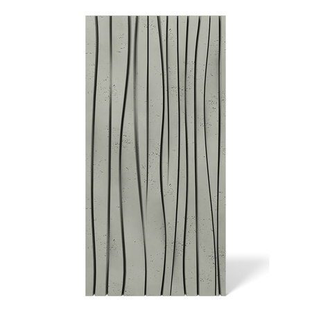 Płyta betonowa na ścianę 3D PB03 1000x500x32, zgaszona zieleń CL09, beton architektoniczny