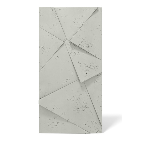 Płyta betonowa na ścianę 3D PB05C 1200x600x48, pistacjowy CL08, wzór C, beton architektoniczny