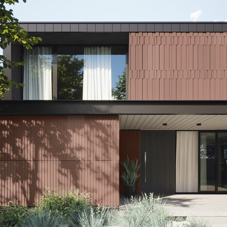 Płyta betonowa na ścianę 3D PB13 1200x600x40, brudny róż CL07, beton architektoniczny