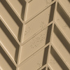 Płyta betonowa na ścianę 3D PB47 939x600x25, miodowy CL03, beton architektoniczny