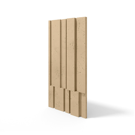 Płyta betonowa na ścianę 3D PB13 1200x600x40, miodowy CL03, beton architektoniczny