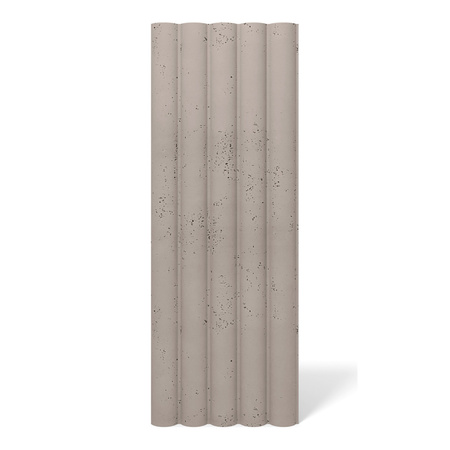 Płyta betonowa na ścianę 3D PB61 1350x500x37, szarobeżowy CL05, beton architektoniczny