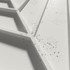 Płyta betonowa na ścianę 3D PB45 1188x600x25, zgaszona biel B0, beton architektoniczny