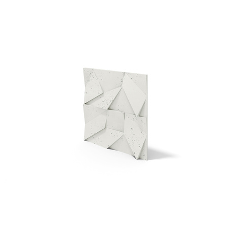 Płyta betonowa na ścianę 3D PB06 60x60x4,2, zgaszona biel B0 , wzór: B, beton architektoniczny