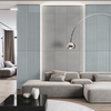 Płyta betonowa na ścianę 3D PB64 1350x480x30, jasny błękit CL06, beton architektoniczny