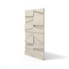 Płyta betonowa na ścianę 3D PB09 1200x600x45, kość słoniowa KS, beton architektoniczny