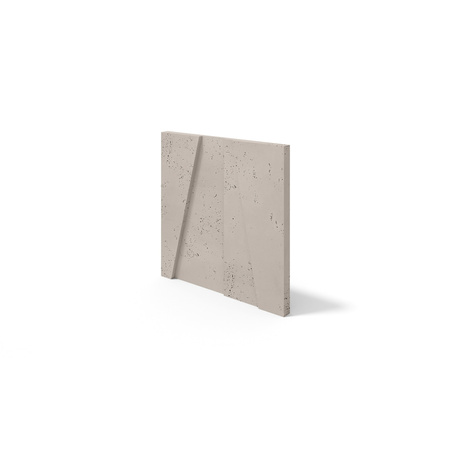 Płyta betonowa na ścianę 3D PB10B 600x600x40, kaszmirowy CL04; wzór B, beton architektoniczny