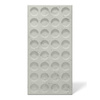Płyta betonowa na ścianę 3D PB28 1200x600x30, pistacjowy CL08, beton architektoniczny