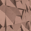 Płyta betonowa na ścianę 3D PB06 600x600x42, brudny róż CL07, beton architektoniczny