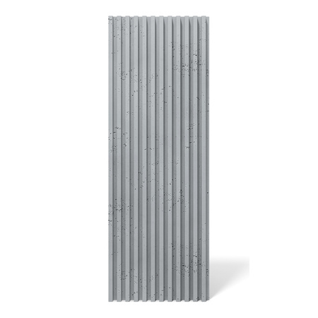 Płyta betonowa na ścianę 3D PB38 1350x480x30, szary S96, beton architektoniczny