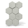 Płyta betonowa na ścianę 3D PB01 975x650x35, pistacjowy CL08, beton architektoniczny