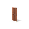 Płyta betonowa na ścianę 3D PB51 800x410x20, terakota CL01, beton architektoniczny