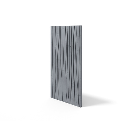Płyta betonowa na ścianę 3D PB03 1000x500x32, antracytowy B08, beton architektoniczny