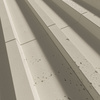 Płyta betonowa na ścianę 3D PB40 1350x510x30, kość słoniowa KS, beton architektoniczny