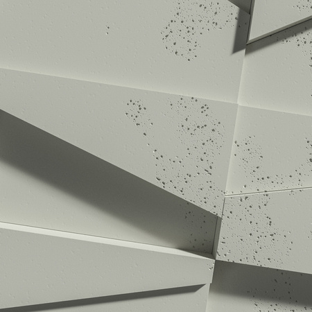 Płyta betonowa na ścianę 3D PB09 1200x600x45, pistacjowy CL08, beton architektoniczny