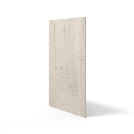 Płyta betonowa na ścianę 3D PB23 1200x600x25, kość słoniowa KS, beton architektoniczny