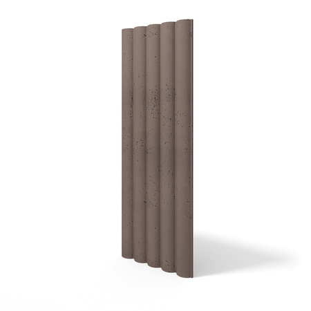 Płyta betonowa na ścianę 3D PB61 1350x500x37, czekoladowy CL02, beton architektoniczny