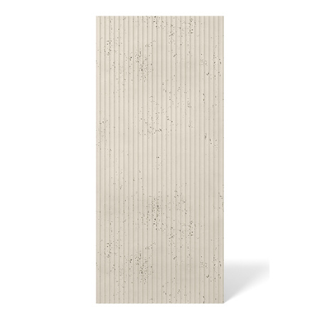Płyta betonowa na ścianę 3D PB37 1350x600x12, kość słoniowa KS, beton architektoniczny