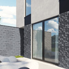 Płyta betonowa na ścianę 3D PB15 600x600x40, antracytowy B08, beton architektoniczny