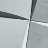 Płyta betonowa na ścianę 3D PB20 600x600x40, jasny błękit CL06, beton architektoniczny
