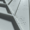 Płyta betonowa na ścianę 3D PB45 1188x600x25, jasny błękit CL06, beton architektoniczny