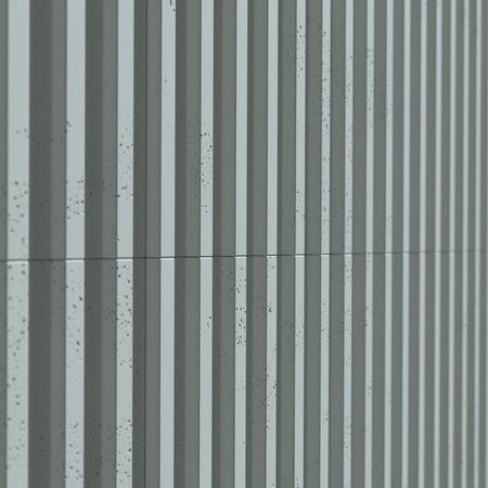 Płyta betonowa na ścianę 3D PB39 1350x490x30, jasny błękit CL06, beton architektoniczny
