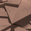 Płyta betonowa na ścianę 3D PB12 600x600x40, brudny róż CL07, beton architektoniczny