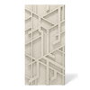 Płyta betonowa na ścianę 3D PB27 1200x600x35, kość słoniowa KS, beton architektoniczny