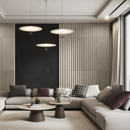 Płyta betonowa na ścianę 3D PB39 1350x490x30, kość słoniowa KS, beton architektoniczny