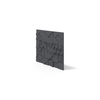 Płyta betonowa na ścianę 3D PB12 600x600x40, czarny B15, beton architektoniczny