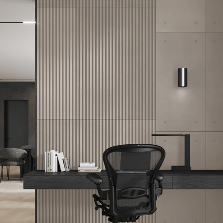 Płyta betonowa na ścianę 3D PB38 1350x480x30, szarobeżowy CL05, beton architektoniczny