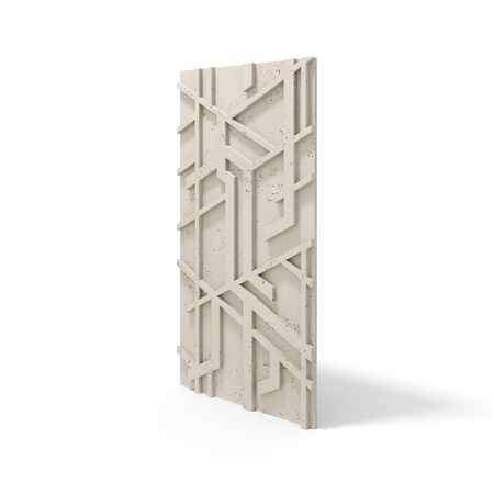 Płyta betonowa na ścianę 3D PB27 1200x600x35, kość słoniowa KS, beton architektoniczny